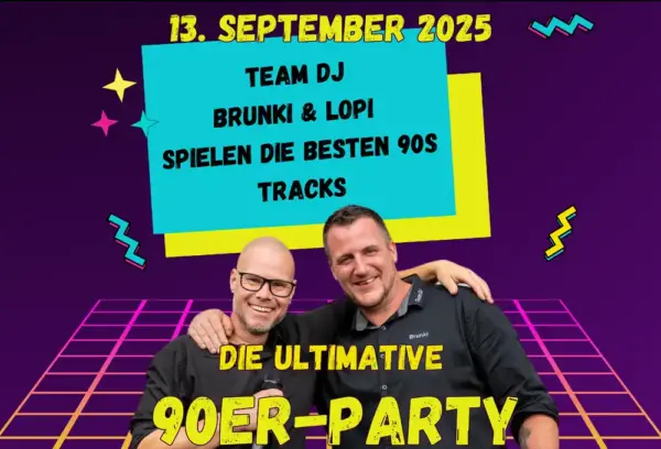 Die ultimative 90er Party